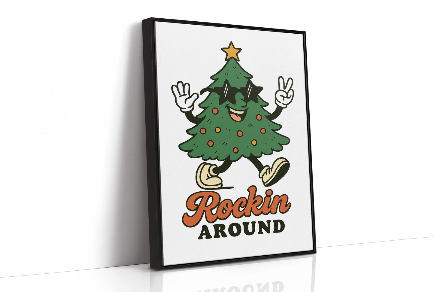 Festive Pine Struts With Joy