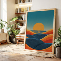 Sunset Over Rolling Dunes