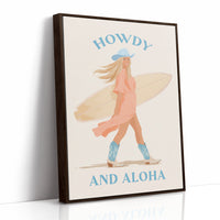 Cowgirl Waves Meet Sandy Shores