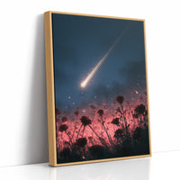 Shooting Star Over Rose Field