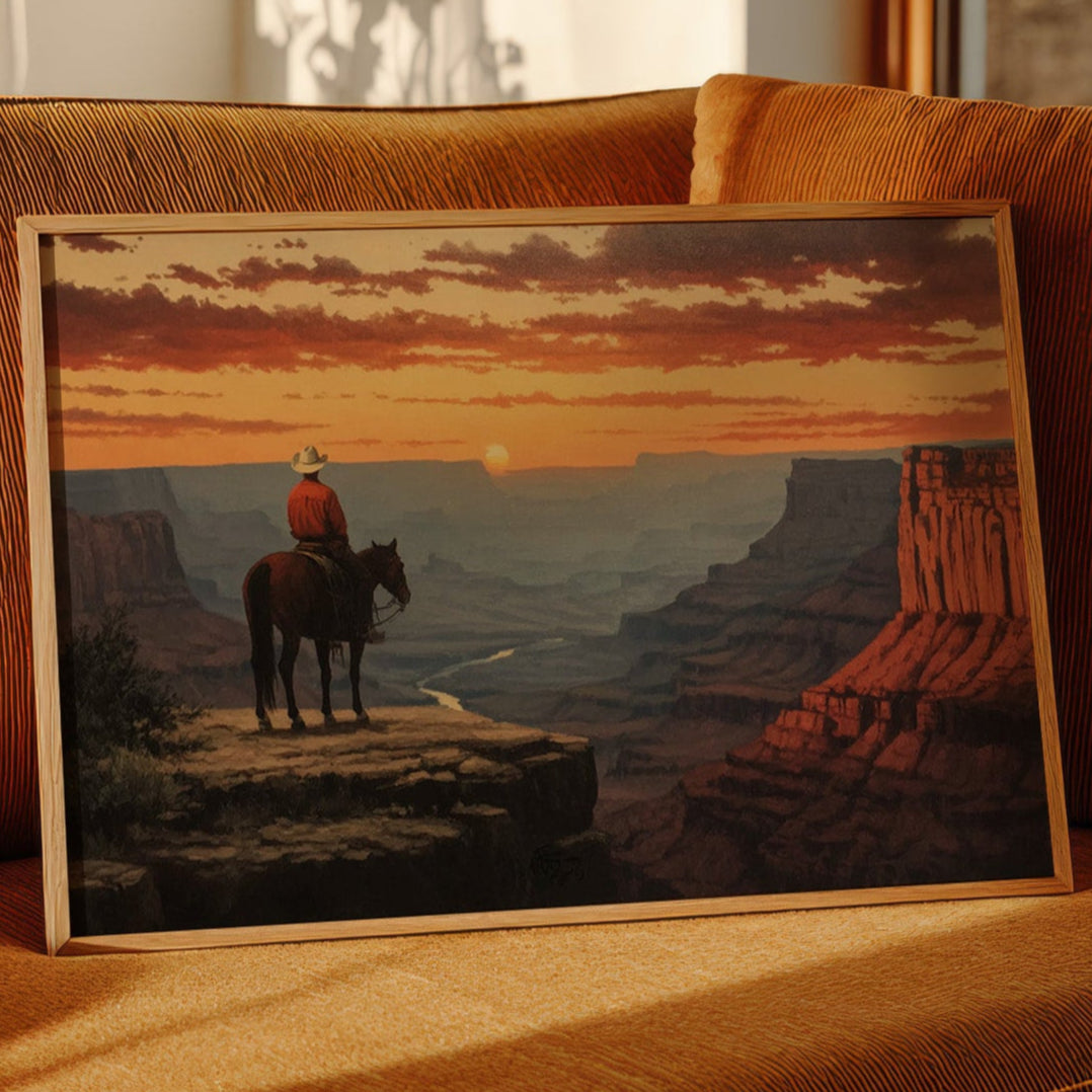 The Last Light Over Canyon's Edge