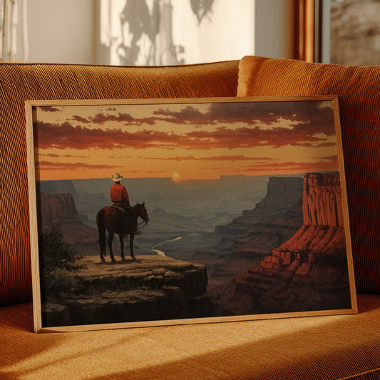 The Last Light Over Canyon's Edge