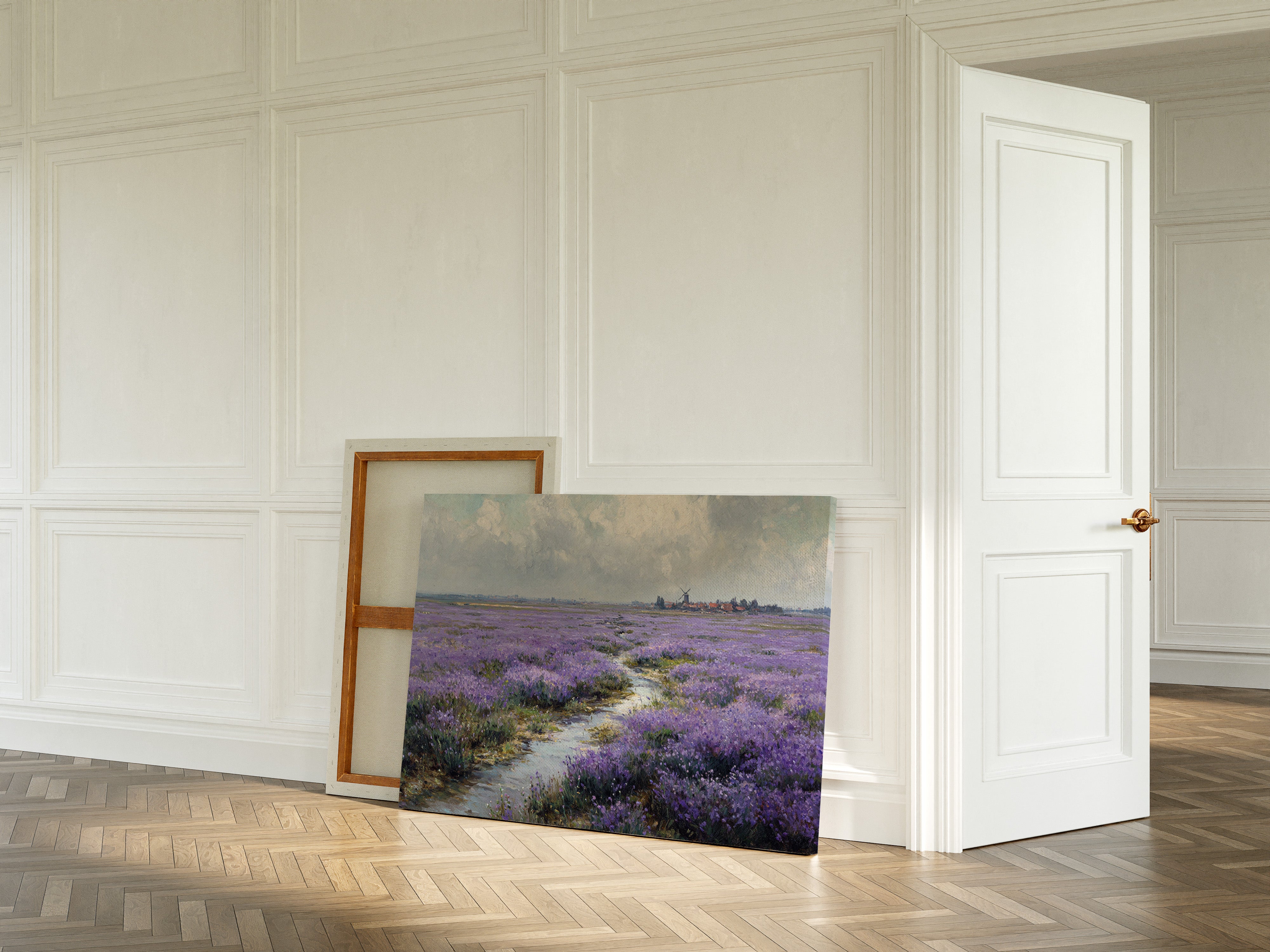 Lavender Paths Lead To Windmills