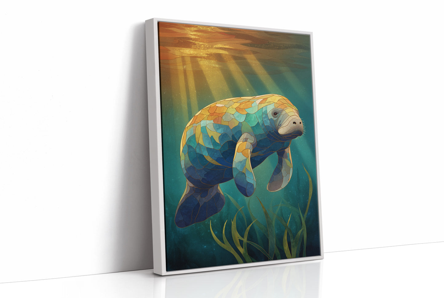 Gentle Giant In Sunlit Waters