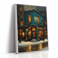 The Corner Shop in Snow