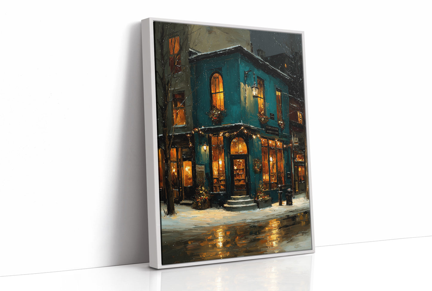 The Corner Shop in Snow