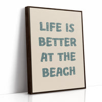 Coastal Wisdom in Teal Typography