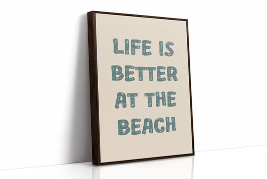 Coastal Wisdom in Teal Typography