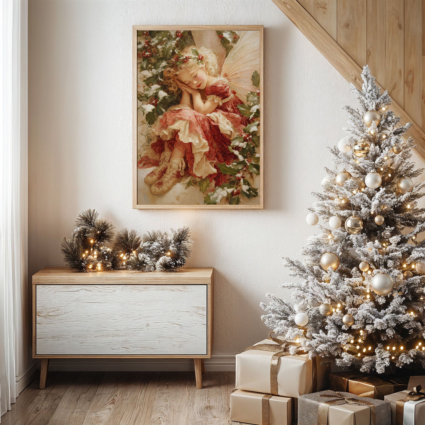 Holly Berries Crown Winter Dreams