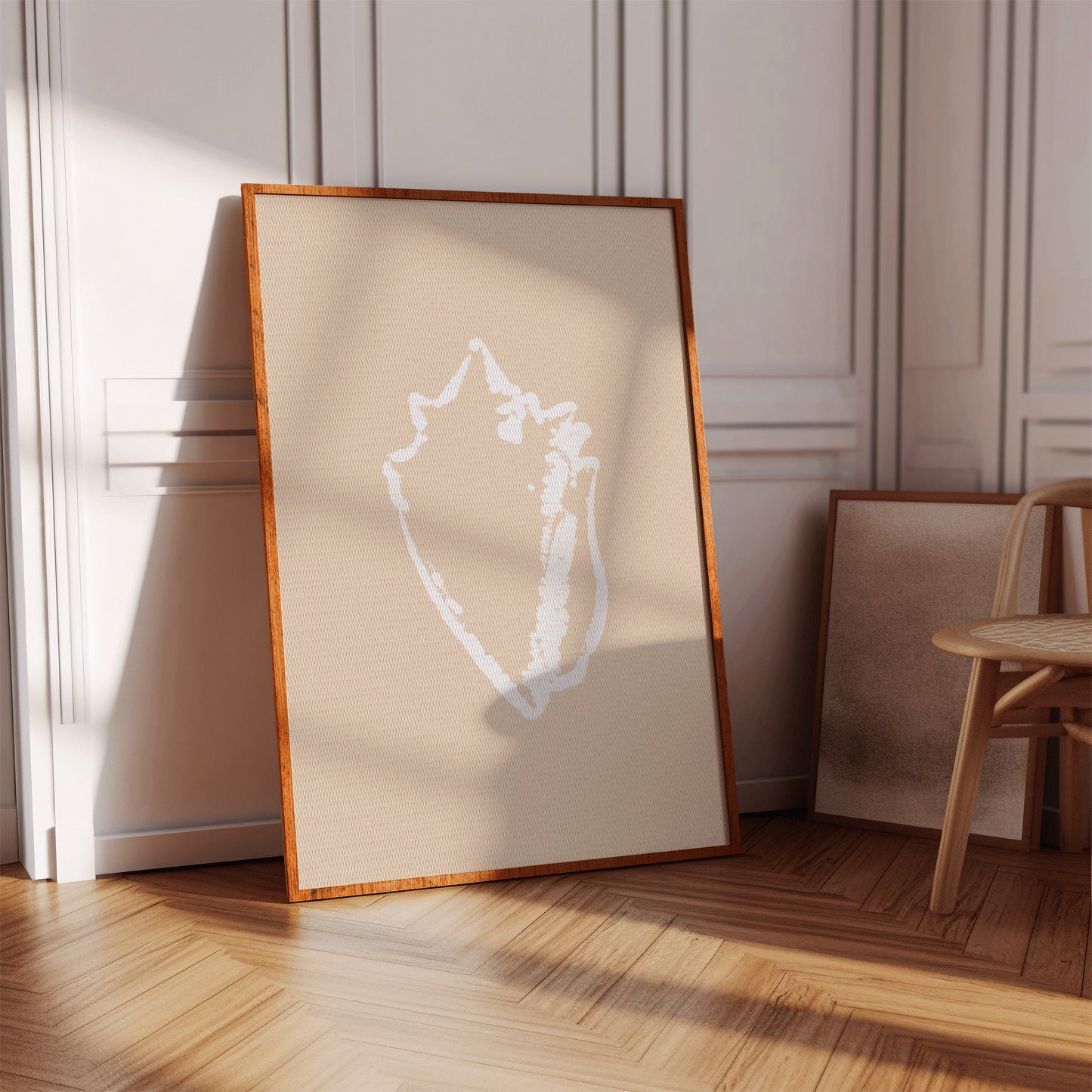 Seashell Sketches In Blush Light