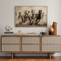 Thunder Hooves Chase Desert Wind