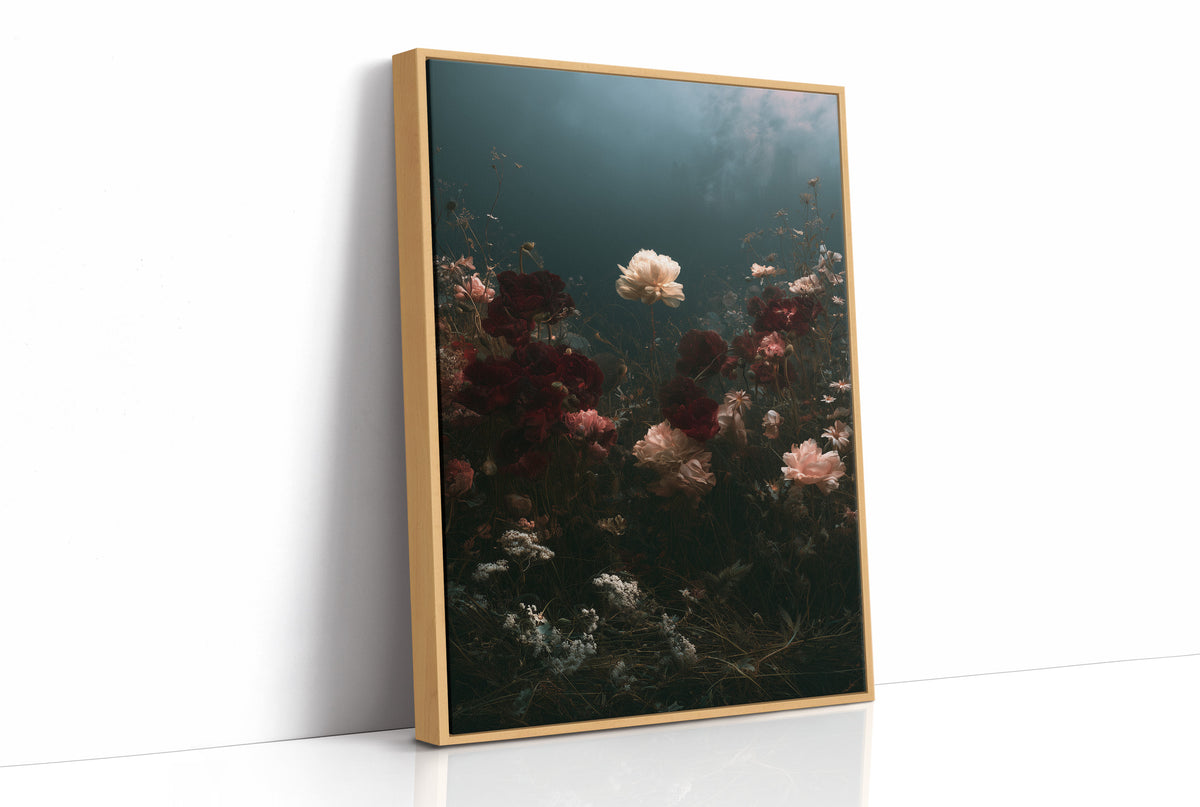 One Peony Rises From the Fog