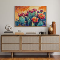 Desert Blooms Paint The Evening Sky