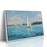 Sailing Through Azure Summer Skies