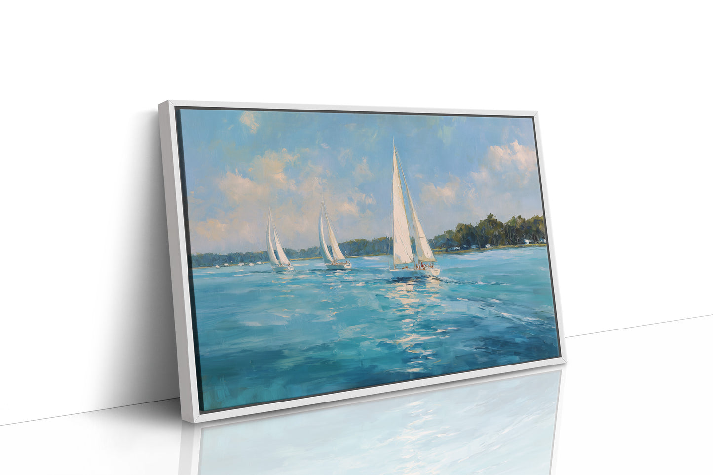 Sailing Through Azure Summer Skies