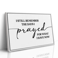 I Remember When This Was a Prayer