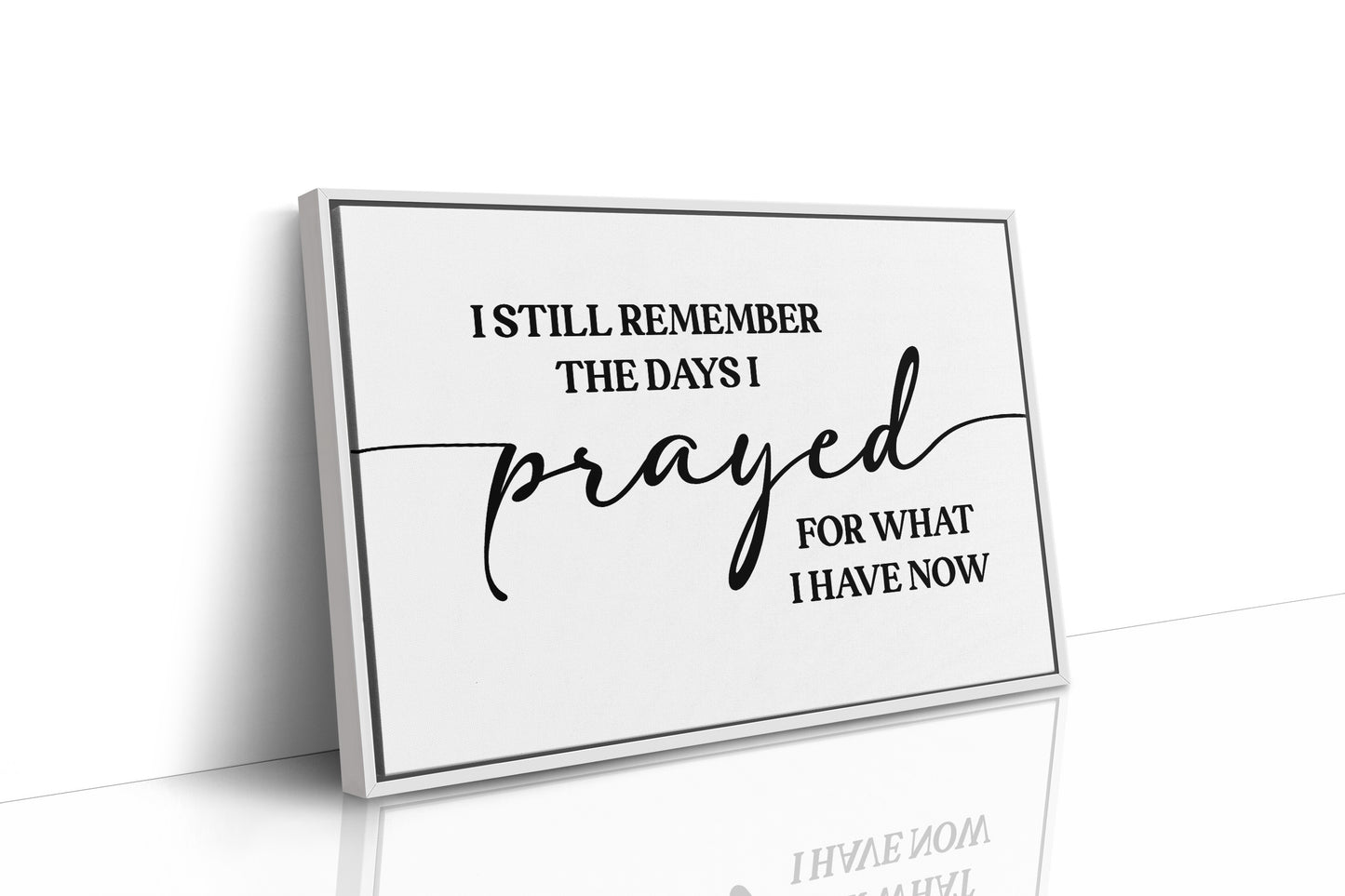 I Remember When This Was a Prayer