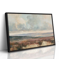 Quiet Moor Under Pale Sky