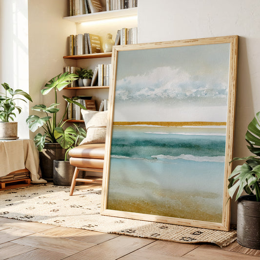Where Waves Kiss Golden Sands