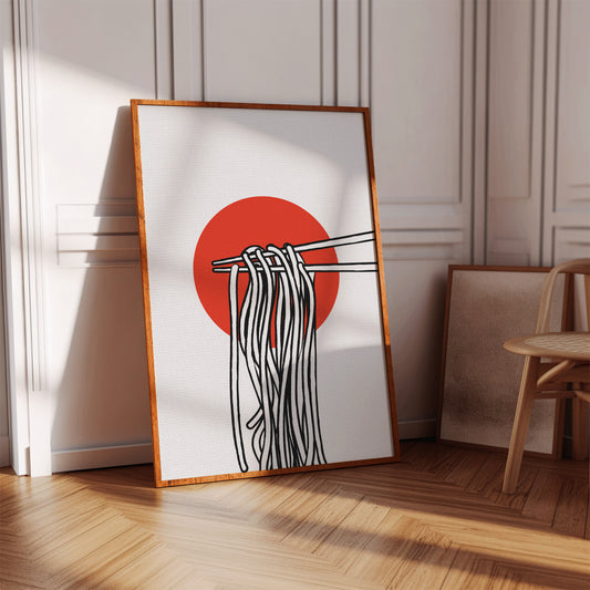 Noodles Dance Against Rising Sun