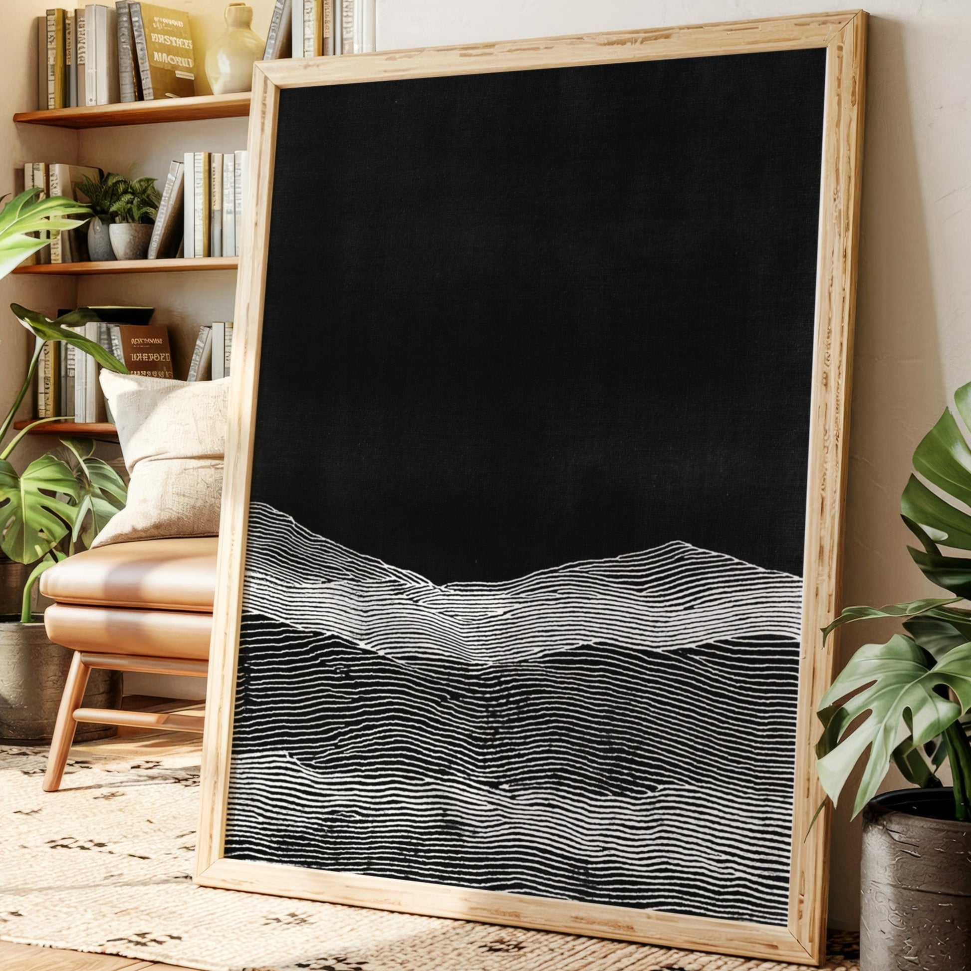 Silent Waves Beneath Midnight Skies