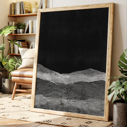 Silent Waves Beneath Midnight Skies