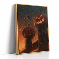 Spider's Watch Over the Jack-o'-Lanterns