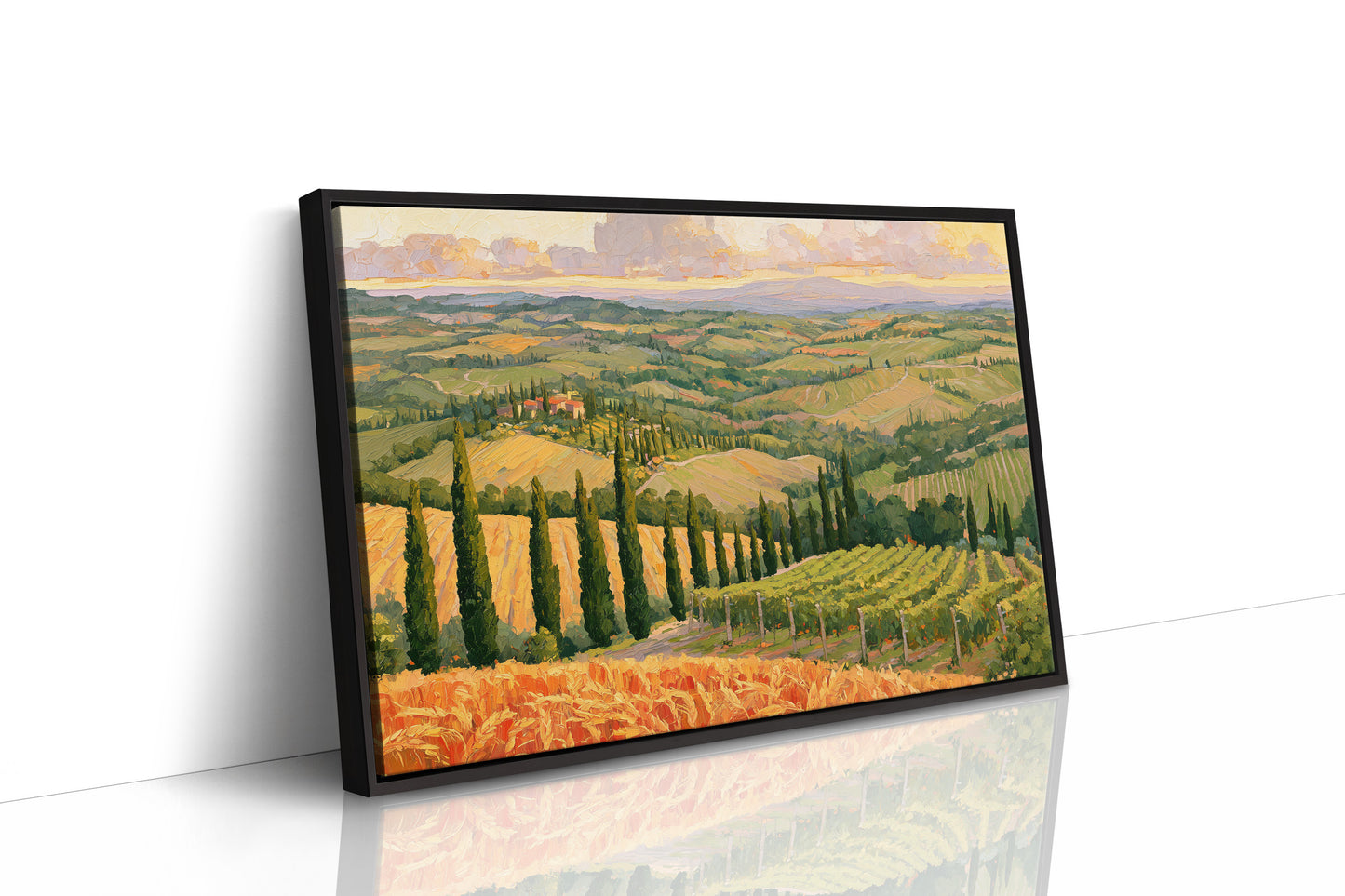 Cypress Road Through Tuscany