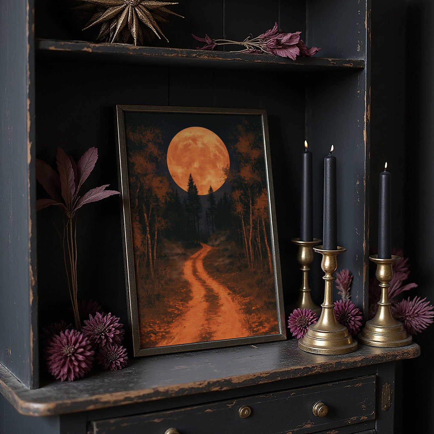 The Path Beneath the Harvest Moon