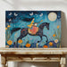 Moonlit Melody on Midnight Horseback
