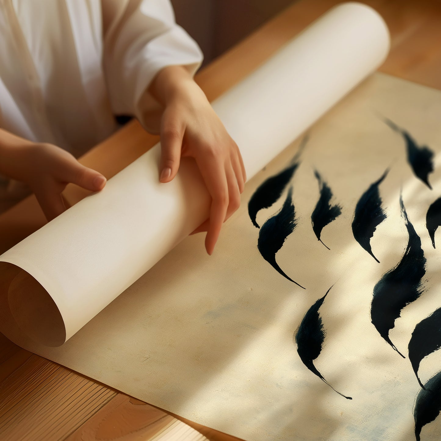 Birds Take Flight At Dawn