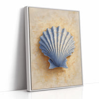 Coastal Memory In Blue Relief