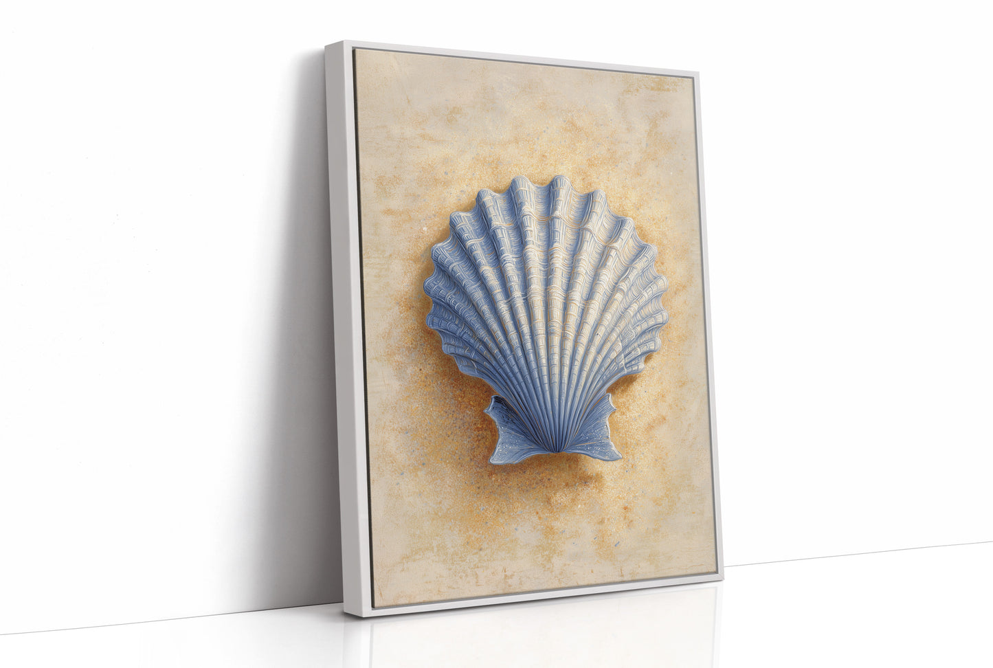 Coastal Memory In Blue Relief