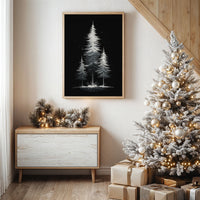 Moonlit Pines Paint Winter's Story