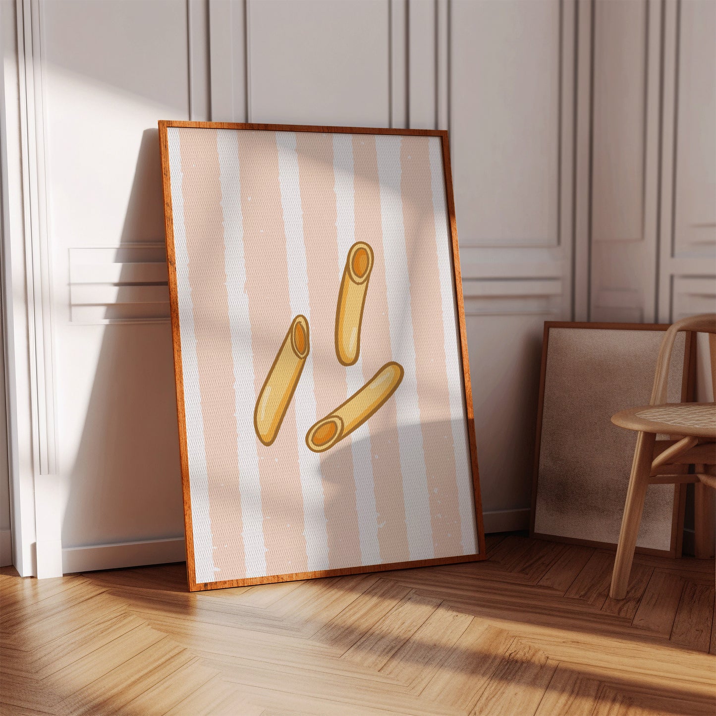 Breadsticks Dance On Blush Stripes