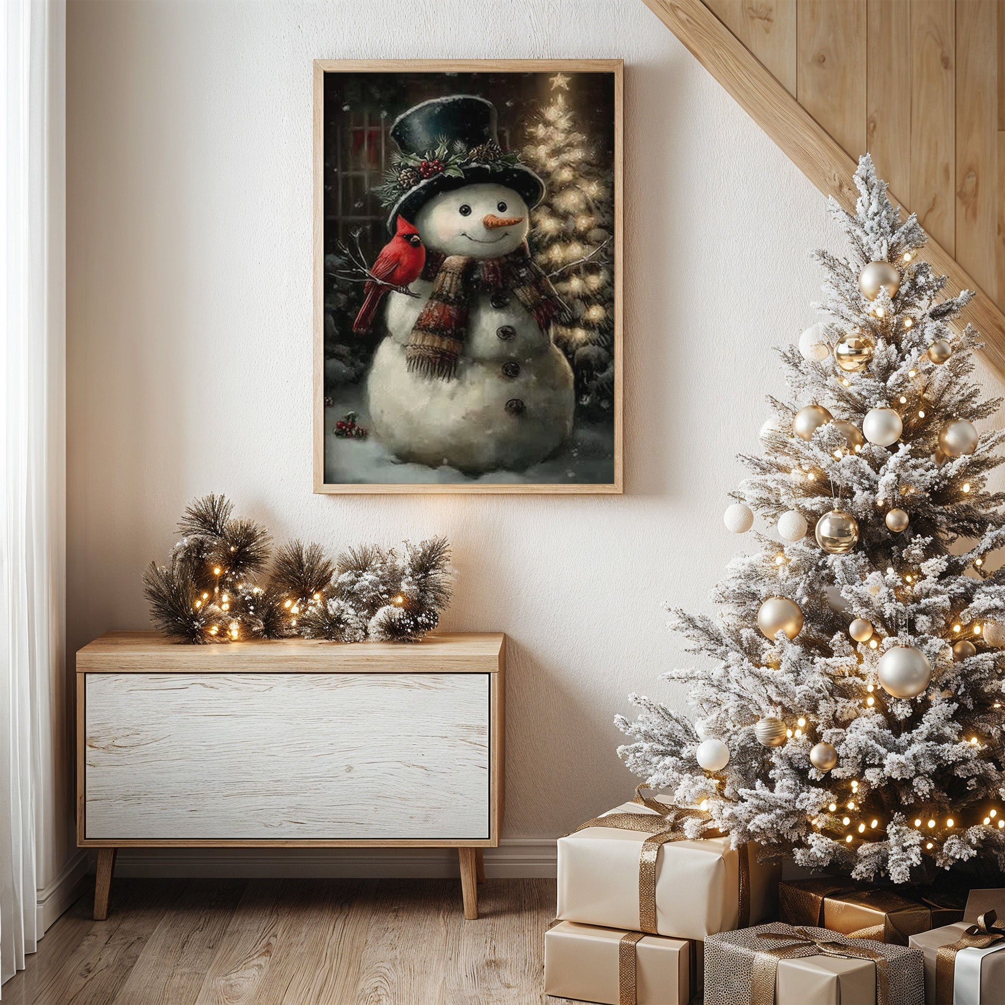 Winter Friends Share Midnight Stories