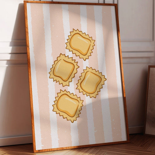 Ravioli Dances Through Blush Afternoon