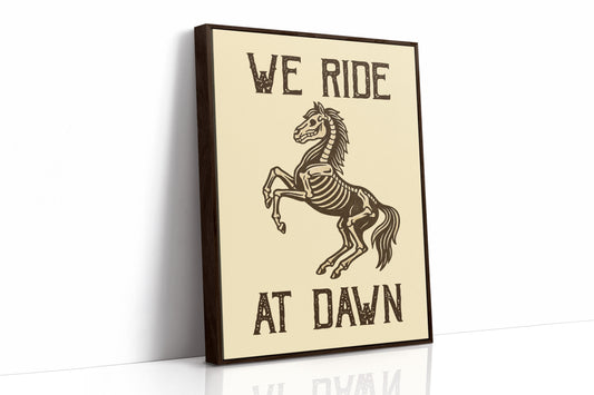 Ride at Dawn Bones Dance Under Desert Sun