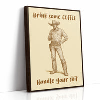 Cowboy Wisdom At Dawn