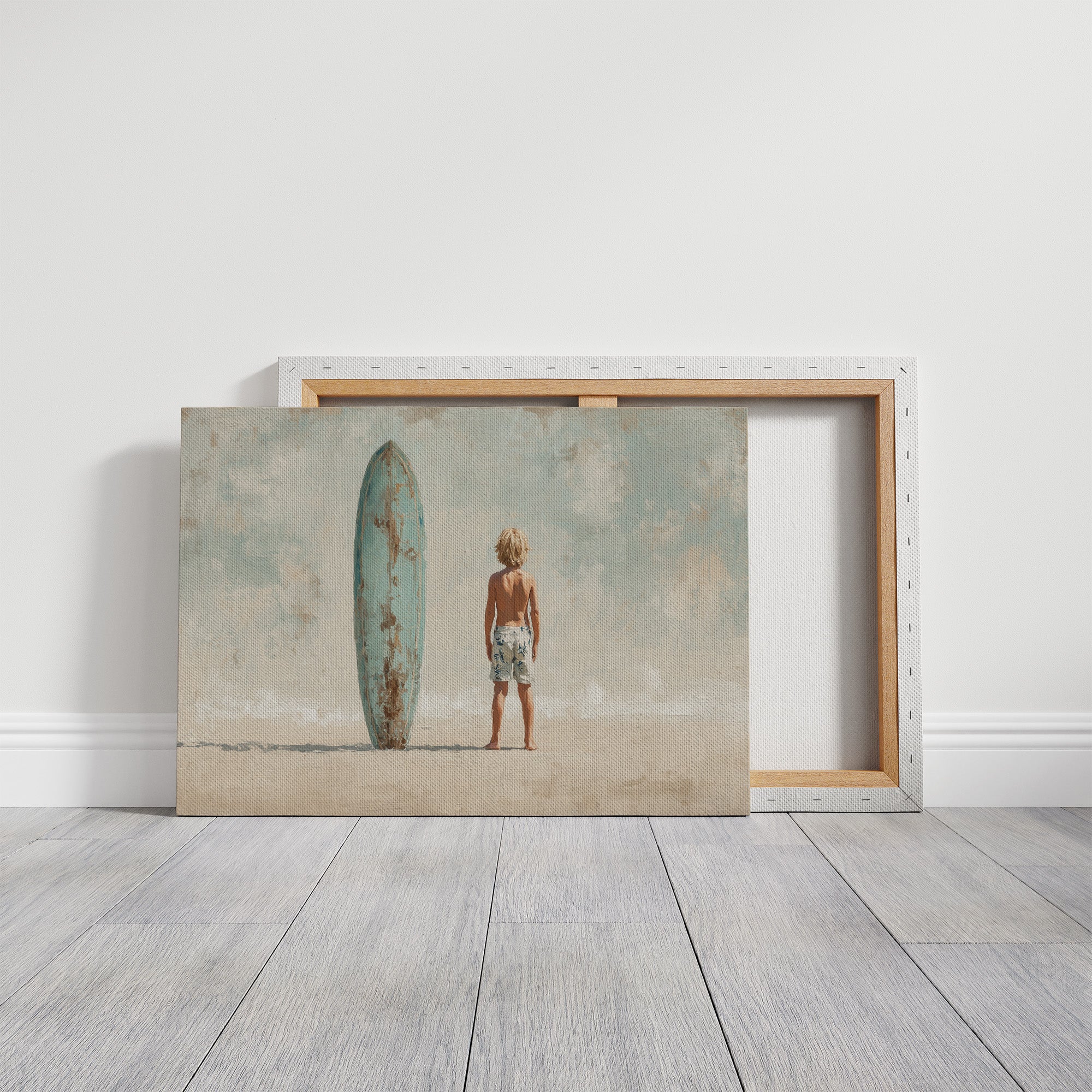 Weathered Teal Meets Endless Shore