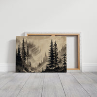 Misty Pines Catch Mountain Light