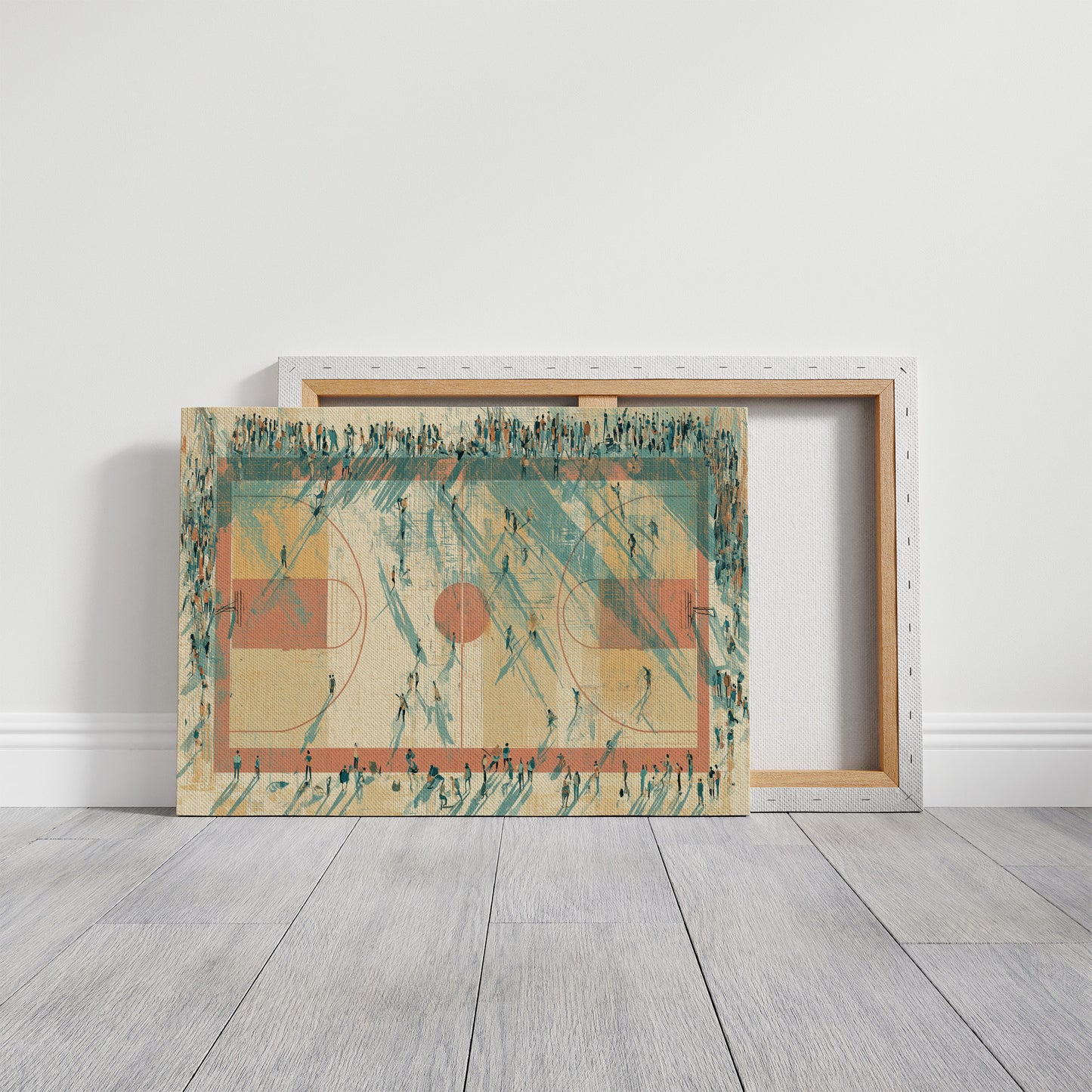 Court Rush, Late Afternoon