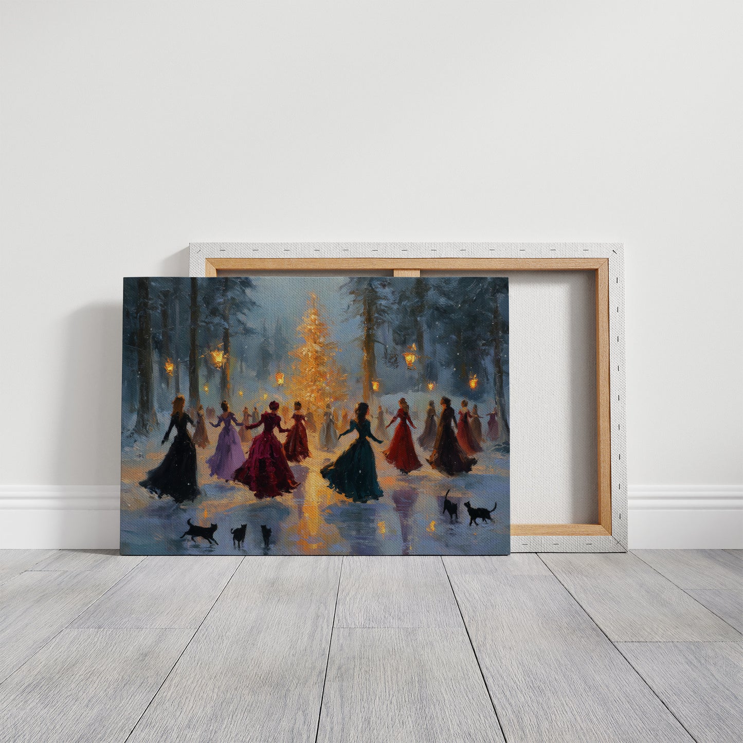 Lantern Waltz in Winter Woods