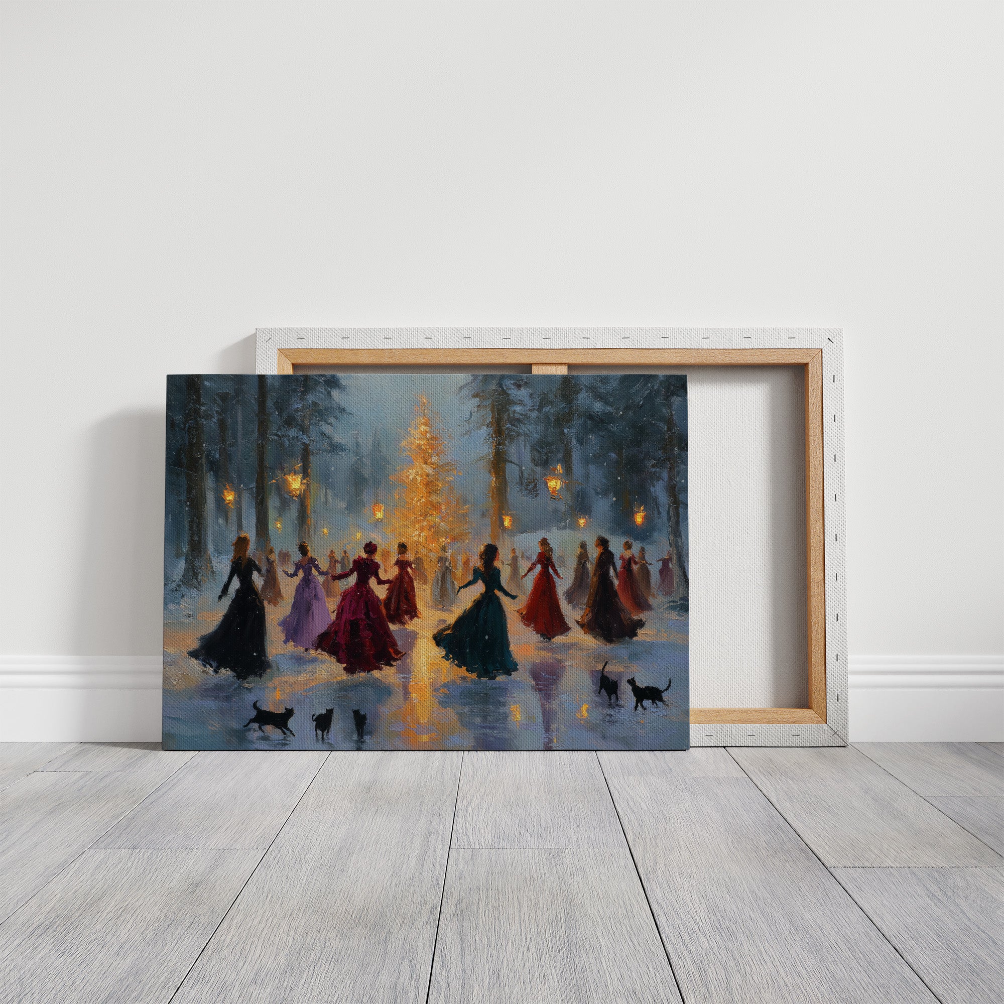 Lantern Waltz in Winter Woods