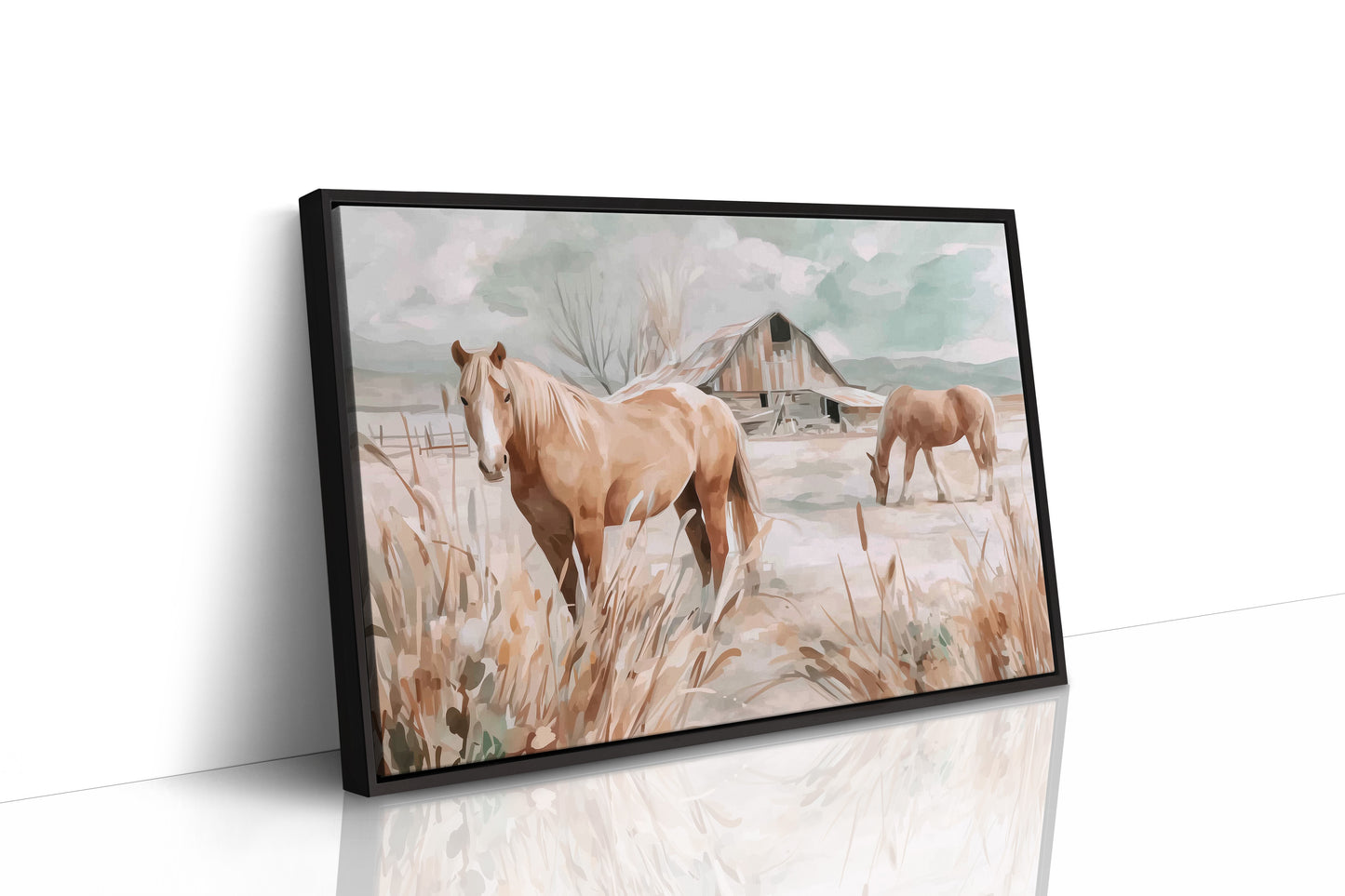 Palomino Standing Through the Quiet