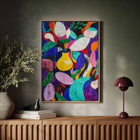 Yellow Vase Dances With Color