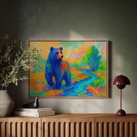 Chromatic Bear by the Riverbend