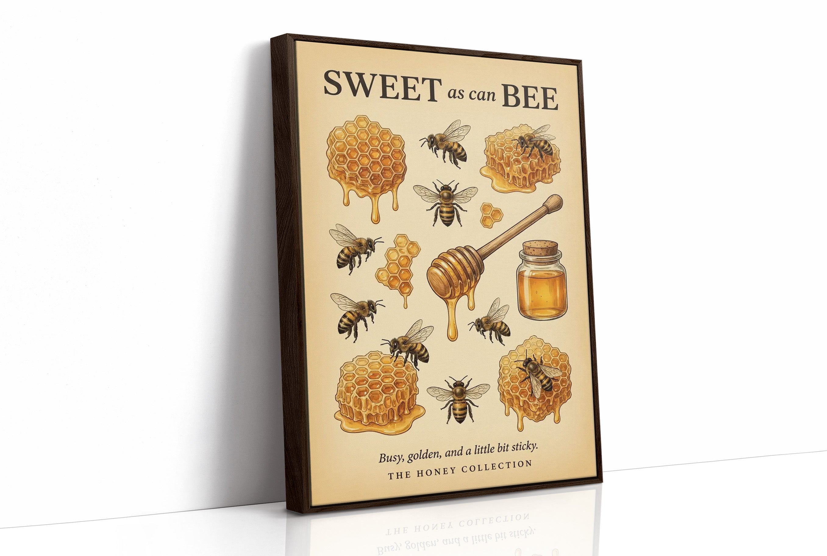 Sweet as Can Bee: Vintage Honeybee Chart