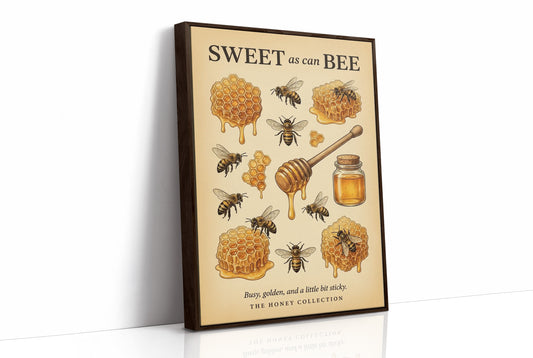 Sweet as Can Bee: Vintage Honeybee Chart