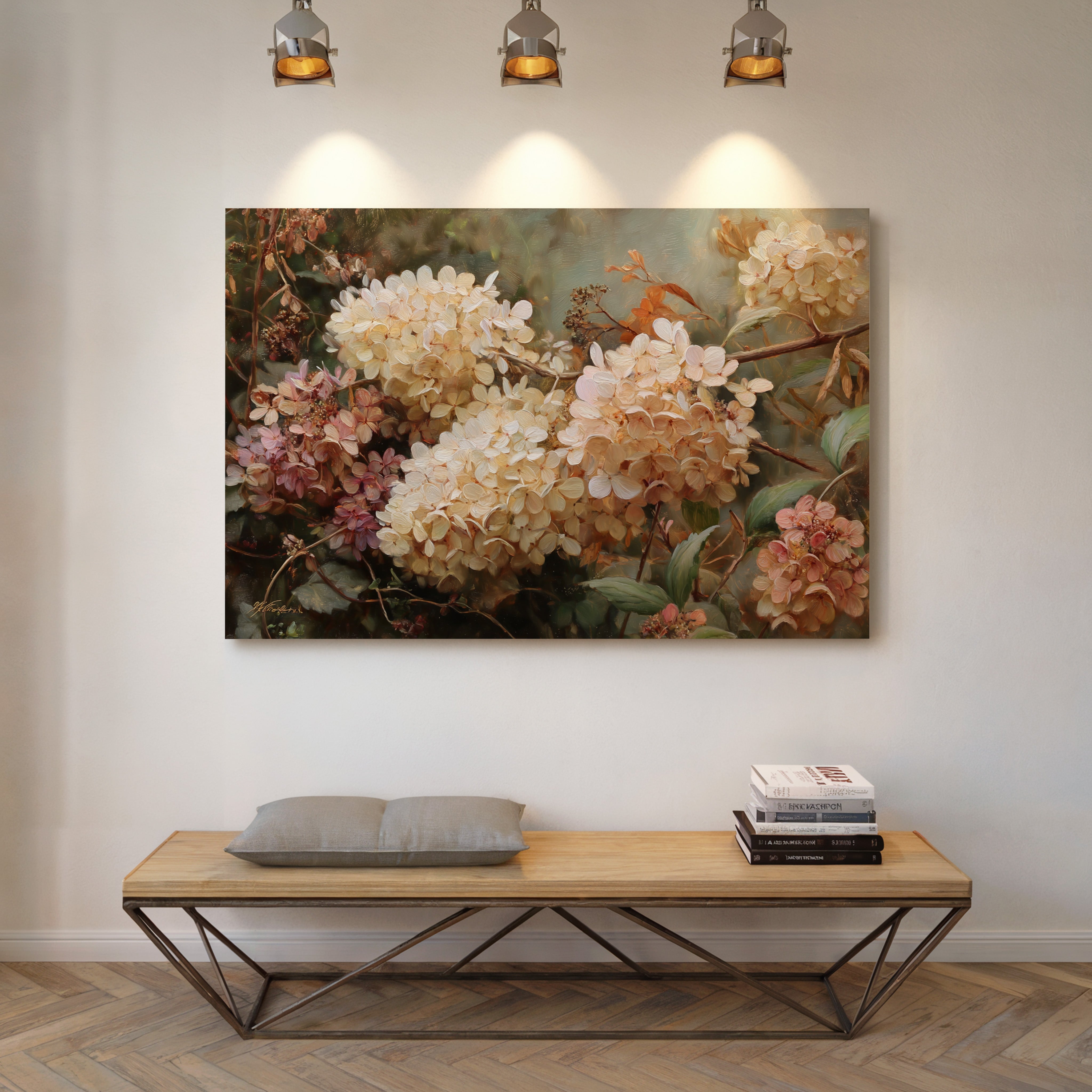Autumn Hydrangeas Paint October's Symphony
